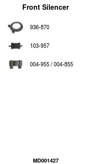 FA1 MD001427 Vorschalldämpfer