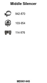 FA1 MD001445 Mittelschalldämpfer