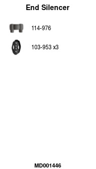 FA1 MD001446 Endschalldämpfer