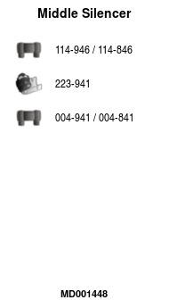 FA1 MD001448 Mittelschalldämpfer