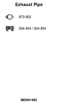 FA1 MD001482 Abgasrohr