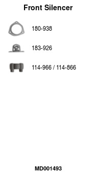 FA1 MD001493 Vorschalldämpfer