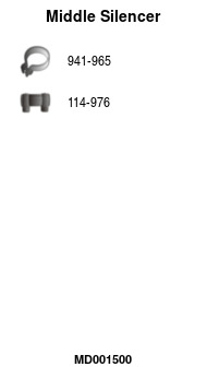 FA1 MD001500 Mittelschalldämpfer