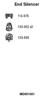 FA1 MD001501 Endschalldämpfer