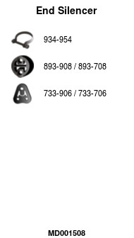 FA1 MD001508 Endschalldämpfer