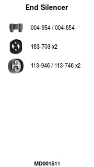 FA1 MD001511 Endschalldämpfer