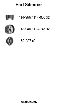 FA1 MD001526 Endschalldämpfer