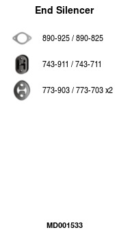 FA1 MD001533 Endschalldämpfer