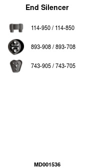 FA1 MD001536 Endschalldämpfer