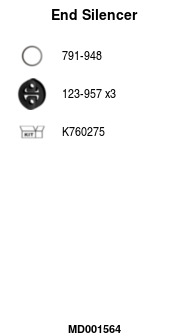FA1 MD001564 Endschalldämpfer