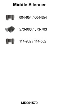 FA1 MD001570 Mittelschalldämpfer