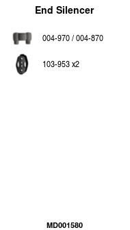 FA1 MD001580 Endschalldämpfer