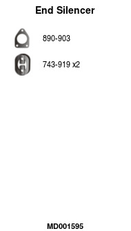 FA1 MD001595 Endschalldämpfer