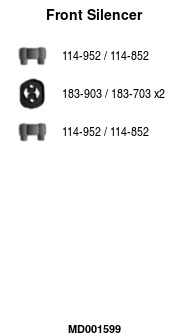 FA1 MD001599 Vorschalldämpfer