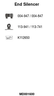 FA1 MD001600 Endschalldämpfer