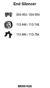 FA1 MD001626 Endschalldämpfer