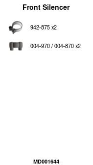 FA1 MD001644 Vorschalldämpfer