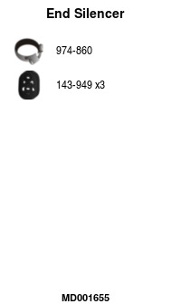 FA1 MD001655 Endschalldämpfer