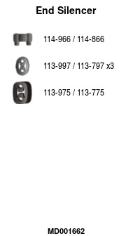 FA1 MD001662 Endschalldämpfer