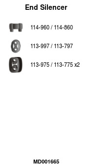 FA1 MD001665 Endschalldämpfer