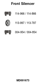 FA1 MD001673 Vorschalldämpfer