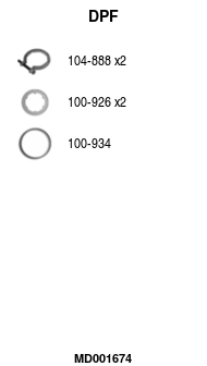 FA1 MD001674 Ruß-/Partikelfilter, Abgasanlage