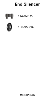 FA1 MD001676 Endschalldämpfer