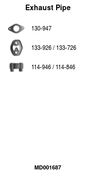 FA1 MD001687 Abgasrohr