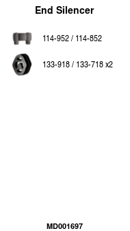 FA1 MD001697 Endschalldämpfer