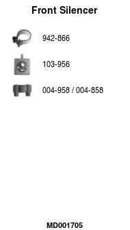 FA1 MD001705 Vorschalldämpfer