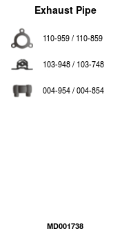 FA1 MD001738 Abgasrohr