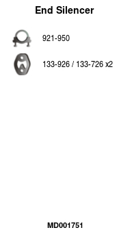 FA1 MD001751 Endschalldämpfer