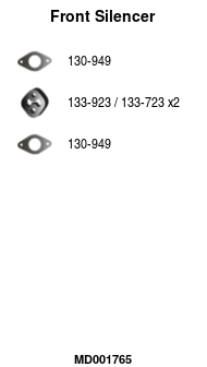 FA1 MD001765 Vorschalldämpfer