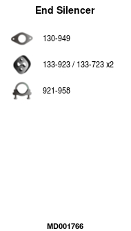 FA1 MD001766 Endschalldämpfer