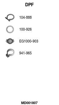 FA1 MD001807 Ruß-/Partikelfilter, Abgasanlage