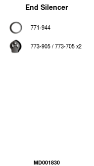 FA1 MD001830 Endschalldämpfer