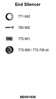 FA1 MD001838 Endschalldämpfer