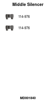 FA1 MD001840 Mittelschalldämpfer