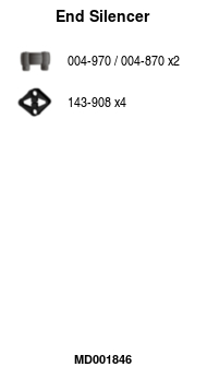 FA1 MD001846 Endschalldämpfer