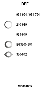 FA1 MD001855 Ruß-/Partikelfilter, Abgasanlage