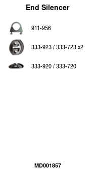 FA1 MD001857 Endschalldämpfer