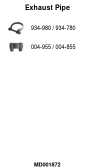 FA1 MD001872 Abgasrohr