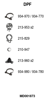 FA1 MD001873 Ruß-/Partikelfilter, Abgasanlage
