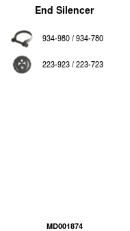 FA1 MD001874 Endschalldämpfer