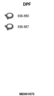 FA1 MD001875 Ruß-/Partikelfilter, Abgasanlage