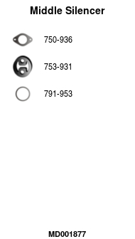 FA1 MD001877 Mittelschalldämpfer