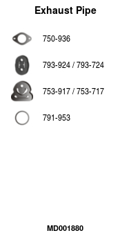 FA1 MD001880 Abgasrohr