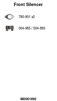 FA1 MD001892 Vorschalldämpfer