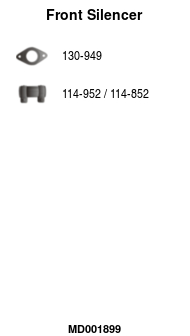 FA1 MD001899 Vorschalldämpfer