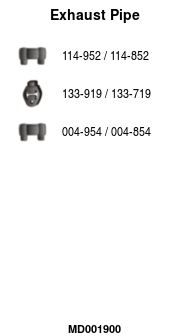 FA1 MD001900 Abgasrohr